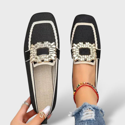 Dario | Mocasines de malla con hebilla joya