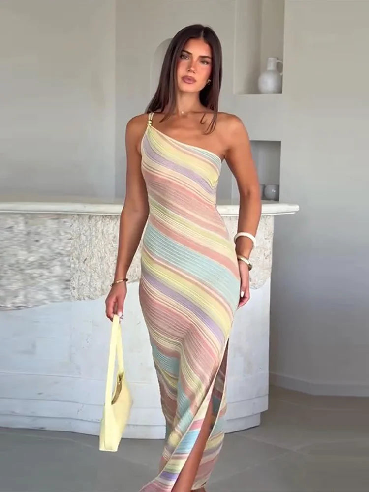 Fiorenza | Vestido midi estampado palabra de honor