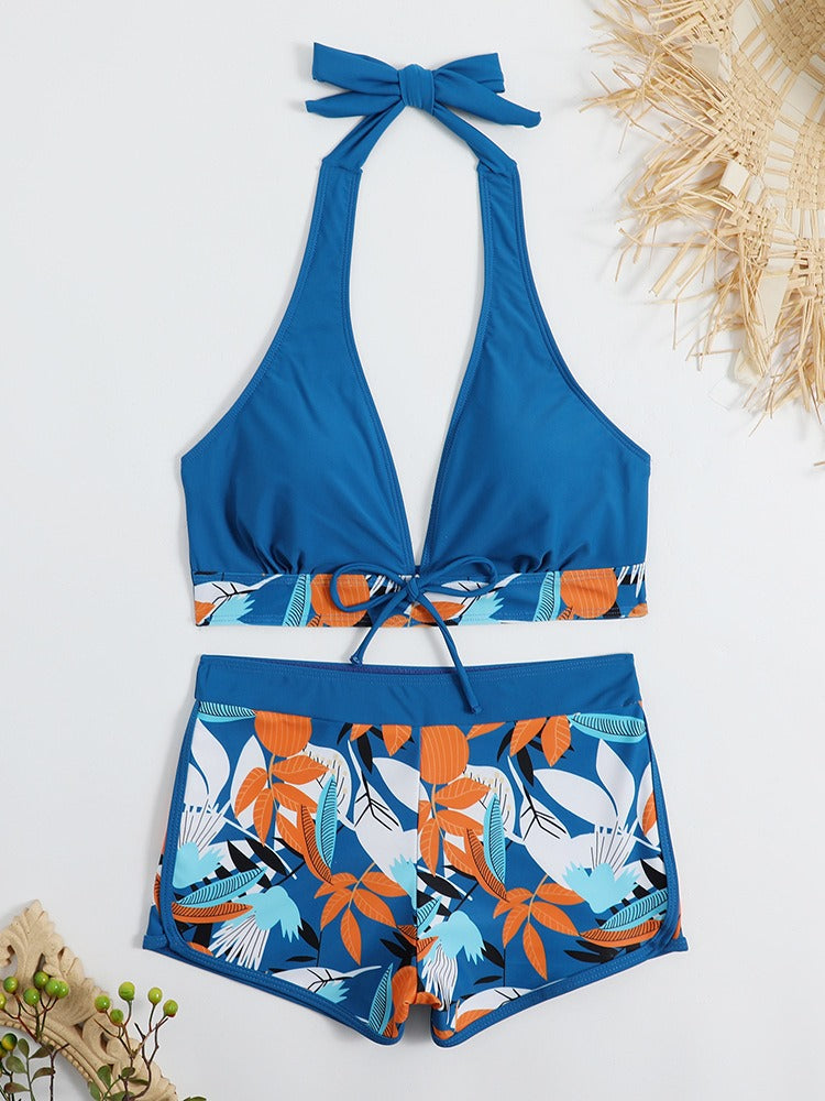 Yara | Bikini con short y top halter