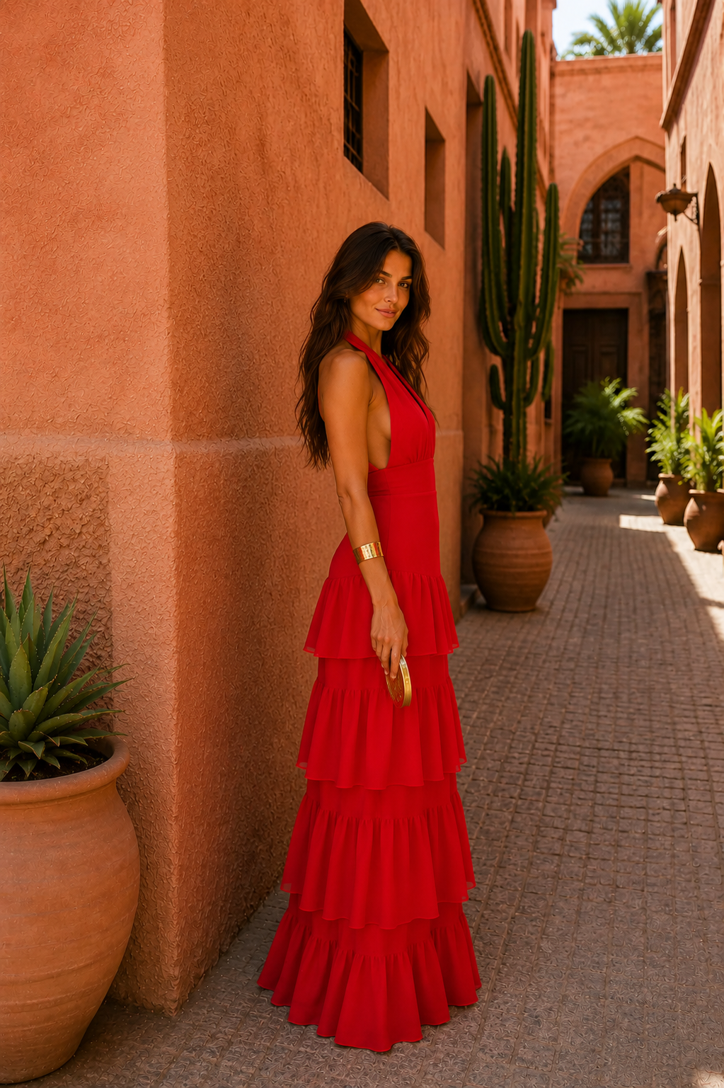 Manila | Vestido rojo
