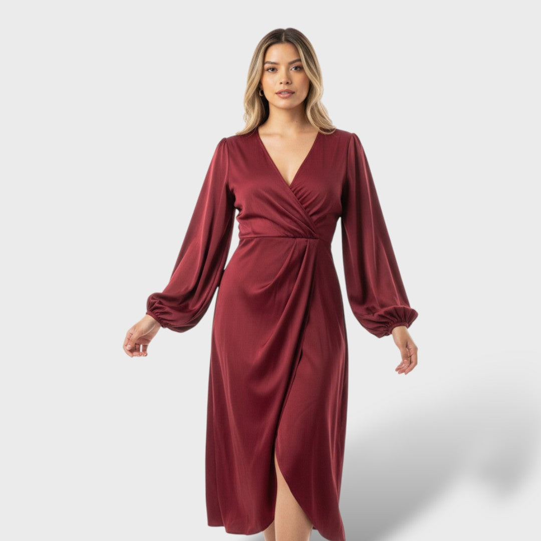Carlotta | Vestido elegante con mangas farol