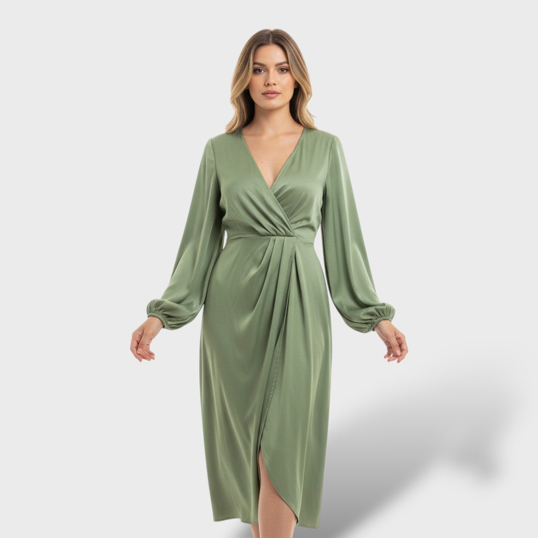 Carlotta | Vestido elegante con mangas farol