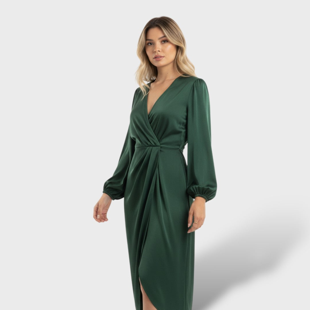 Carlotta | Vestido elegante con mangas farol