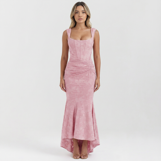 Arianna | Vestido largo floral sin mangas
