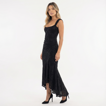 Arianna | Vestido largo floral sin mangas