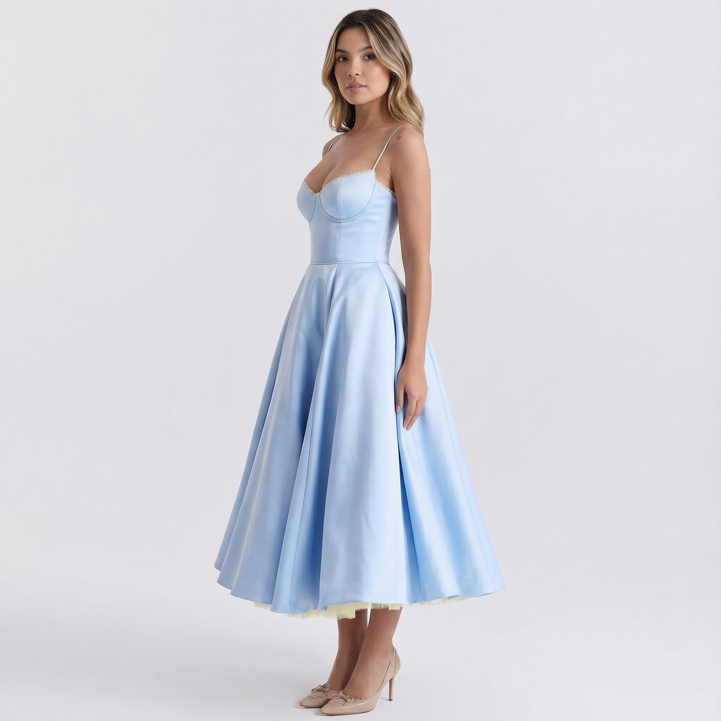 Alma | Vestido entallado de tejido suave