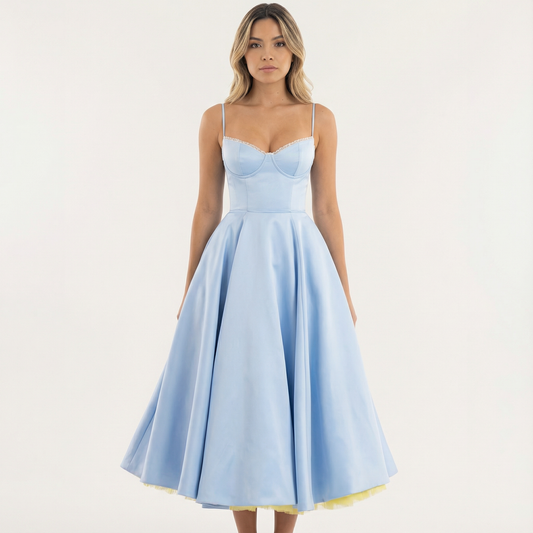 Alma | Vestido entallado de tejido suave