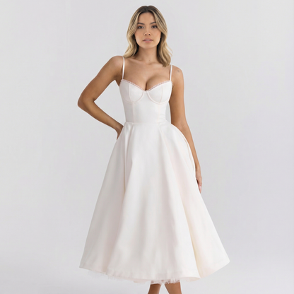 Alma | Vestido entallado de tejido suave