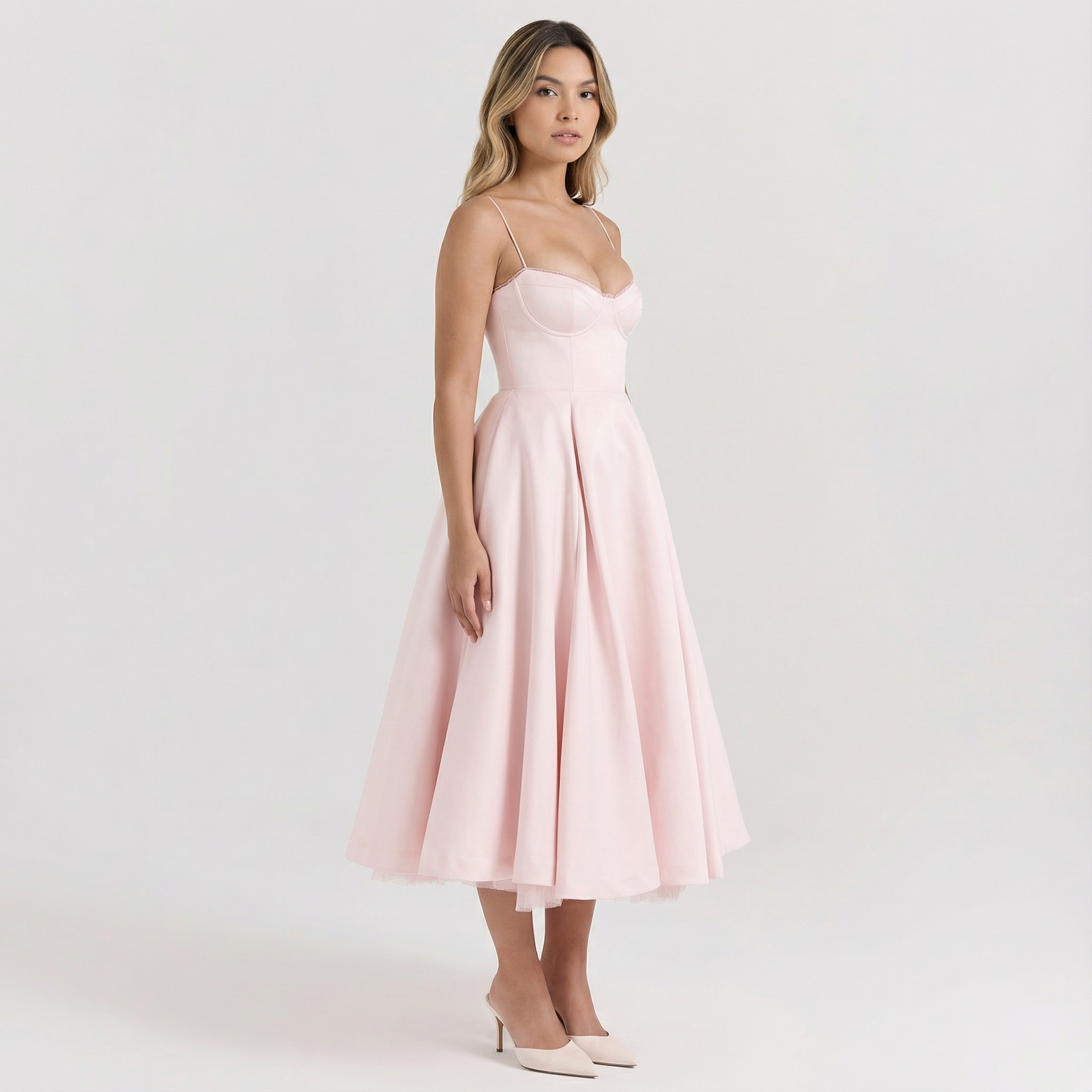Alma | Vestido entallado de tejido suave