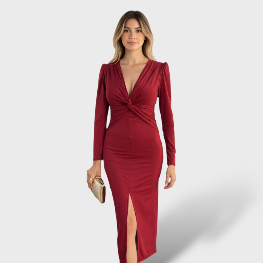 Vittoria | Vestido largo entallado elegante