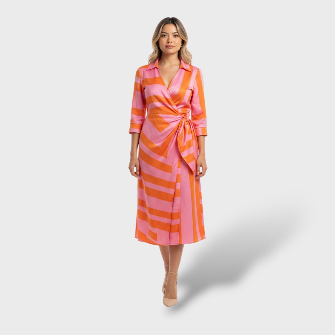 Luciana | Vestido envolvente elegante de fiesta