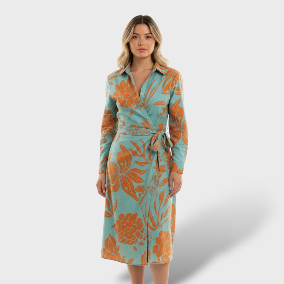 Luciana | Vestido envolvente elegante de fiesta