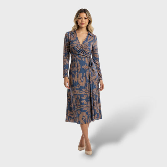 Zara | Vestido largo boho envolvente