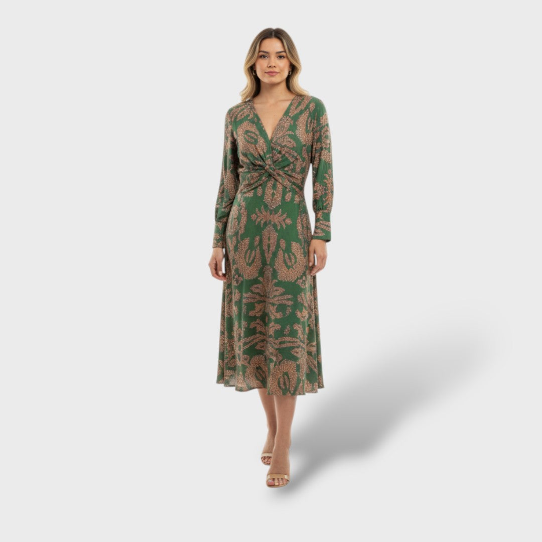 Zara | Vestido largo boho envolvente