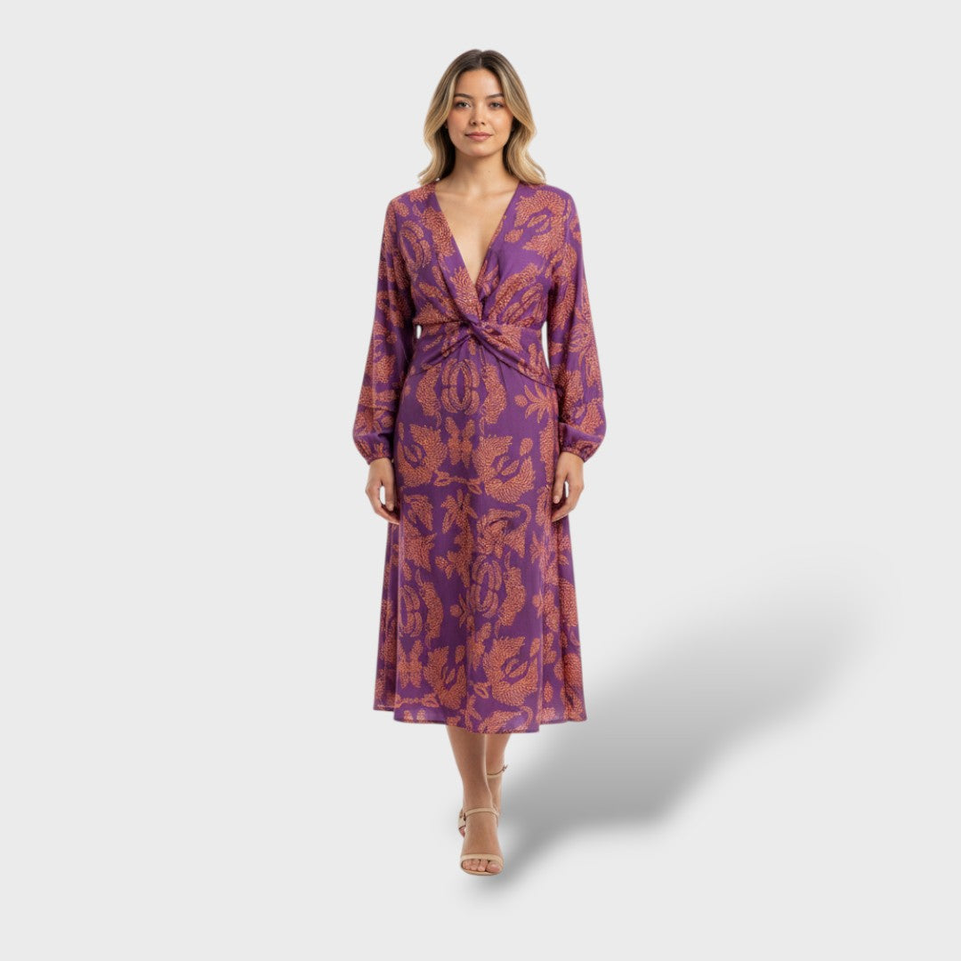Zara | Vestido largo boho envolvente