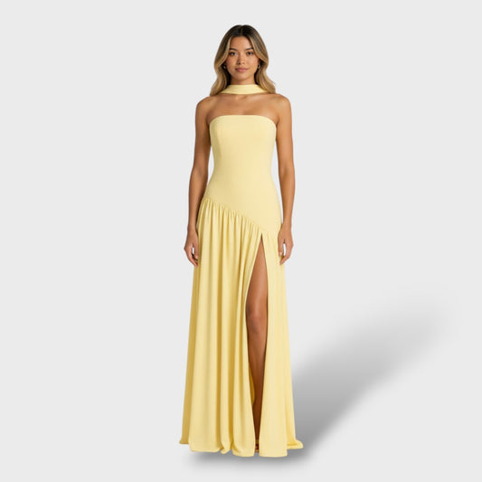 Gaia | Vestido largo palabra de honor