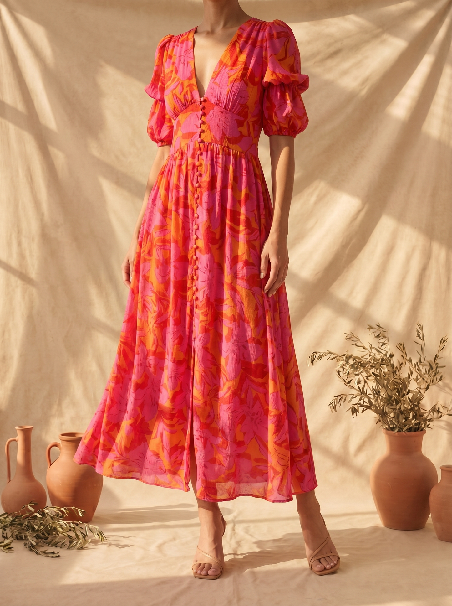 Armonia | Vestido largo resplandor solar