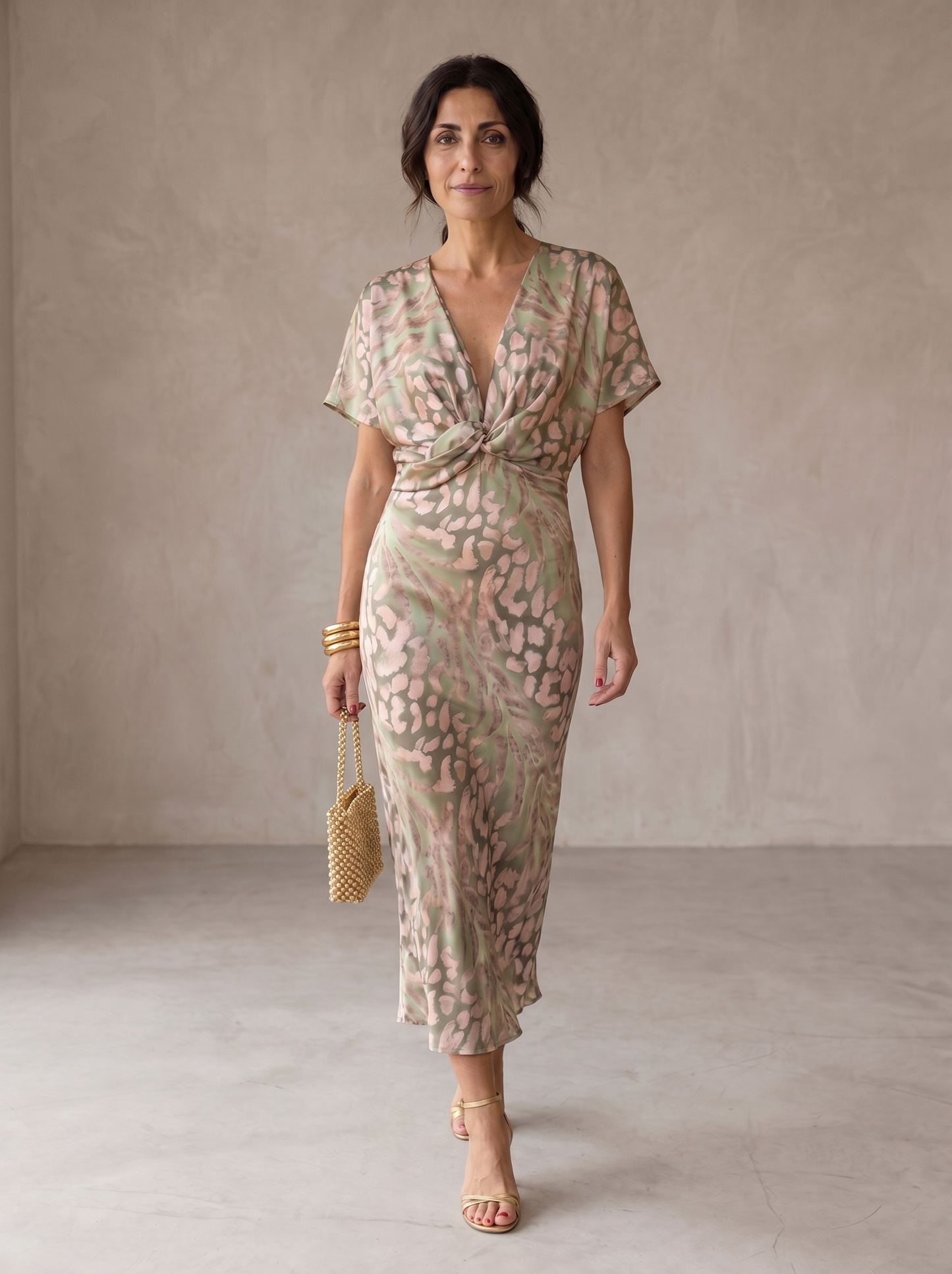 Antonella | Vestido Elegante de tejido ligero y fluido