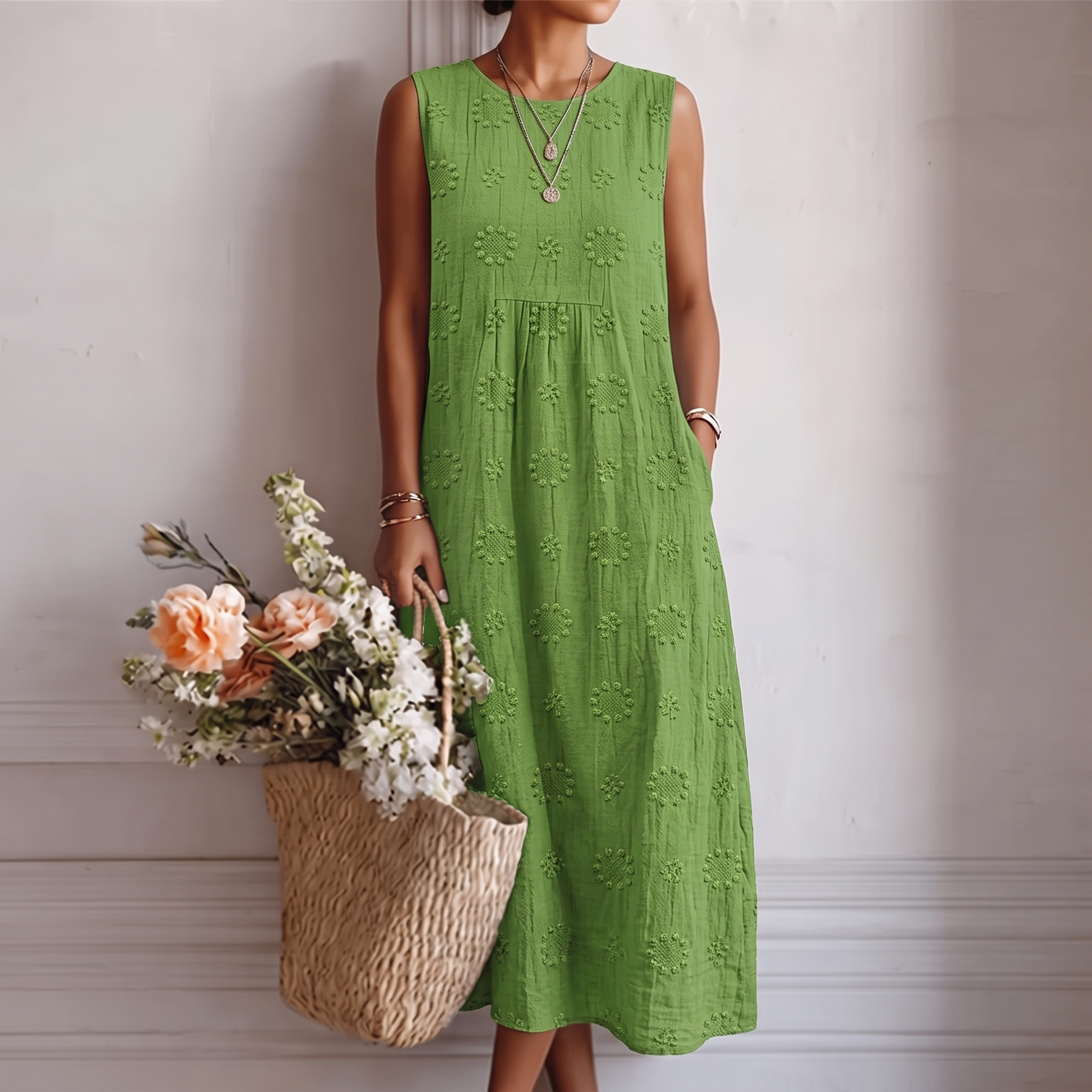 Serena | Vestido midi leve - Alessandro Moreti