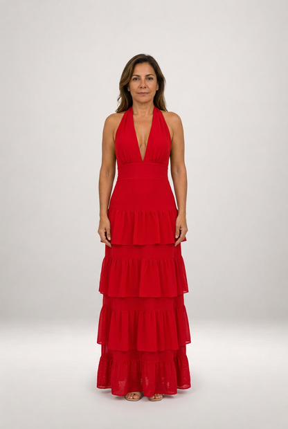 Manila | Vestido rojo