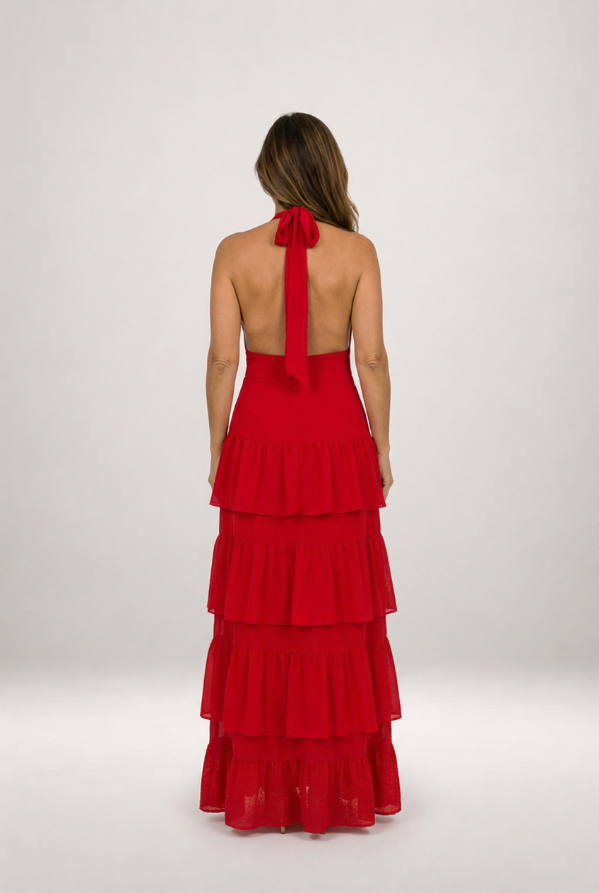 Manila | Vestido rojo
