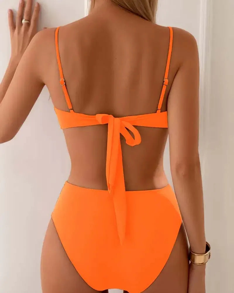 Vega | Bikini bandeau de talle alto