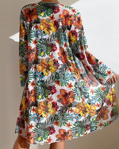 Samoa | Bikini tropical con kimono a juego