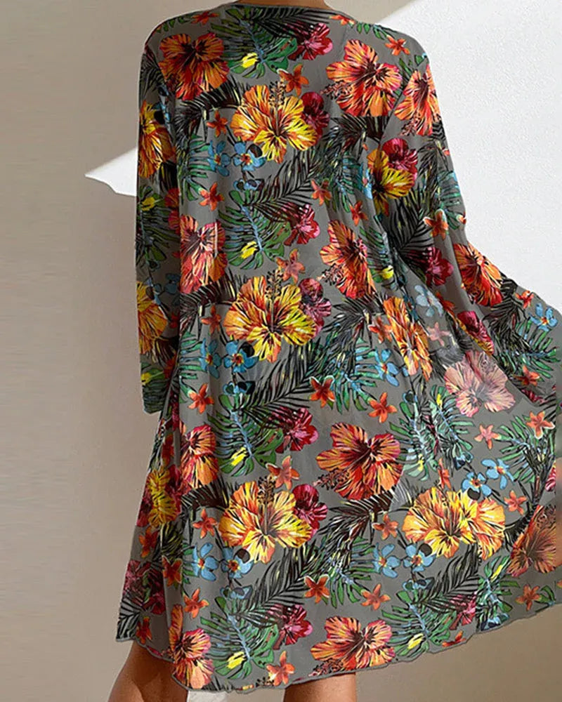 Samoa | Bikini tropical con kimono a juego