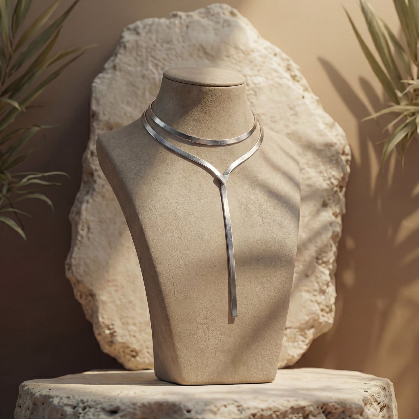 Lucca | Collar choker de cadena escultórica