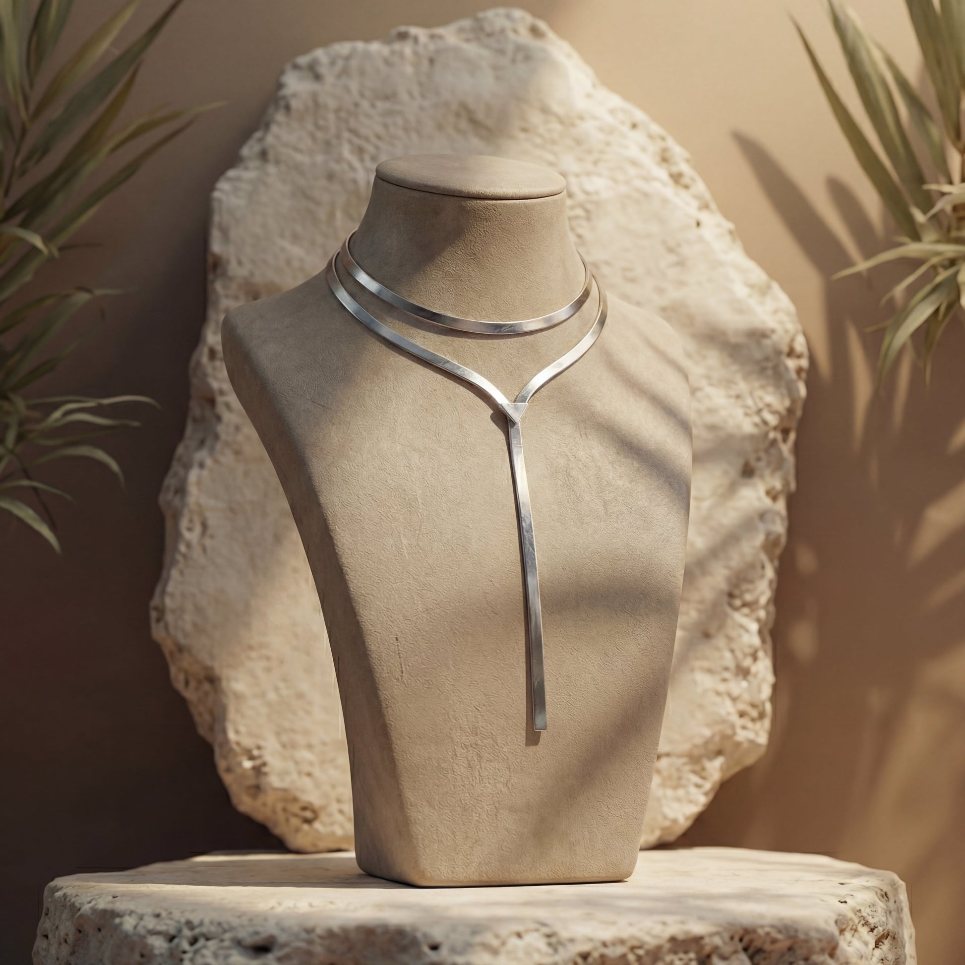 Lucca | Collar choker de cadena escultórica