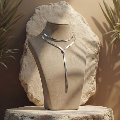Lucca | Collar choker de cadena escultórica