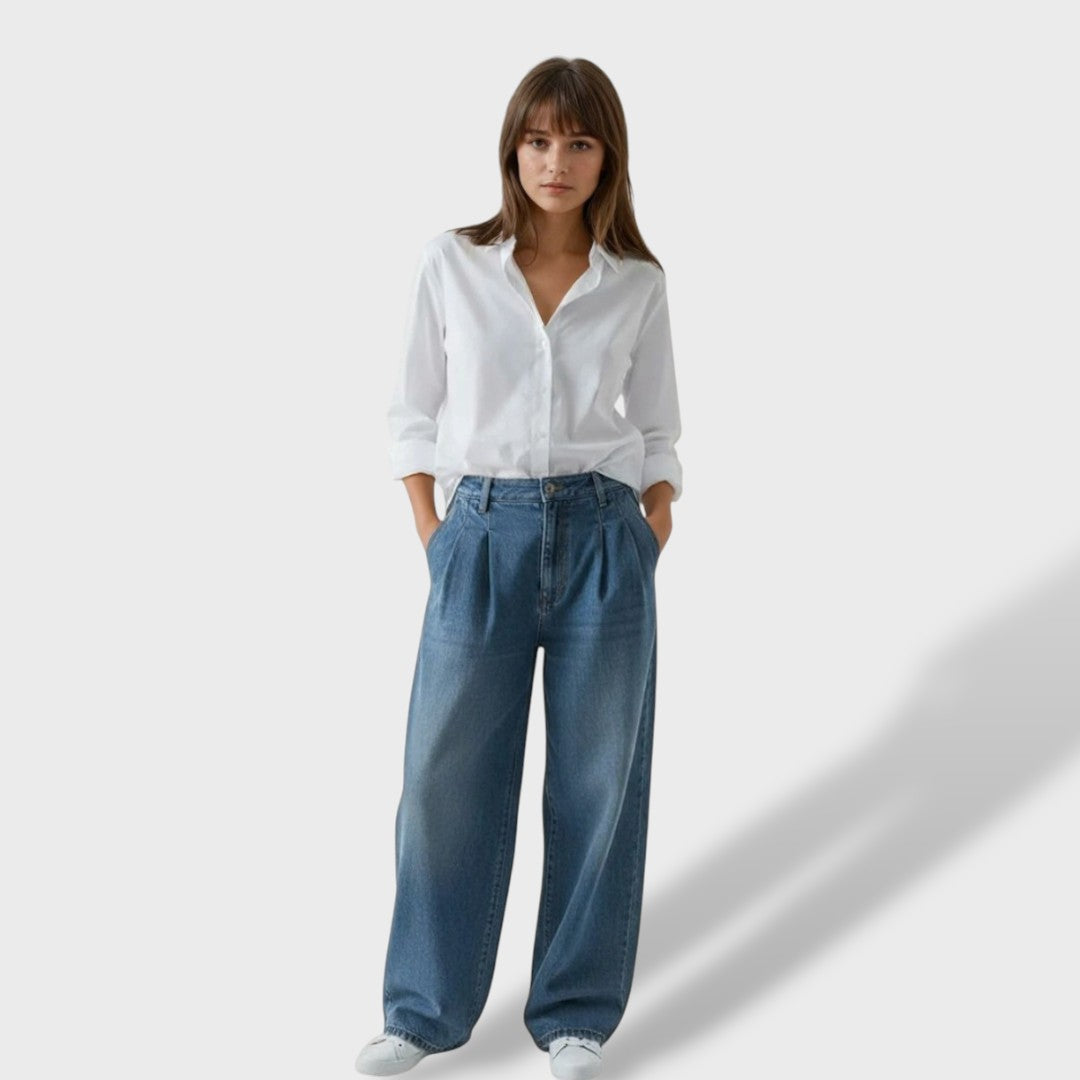 Sofía | Jeans anchos de tiro alto