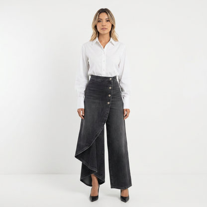 Alessia | Jeans anchos de tiro alto