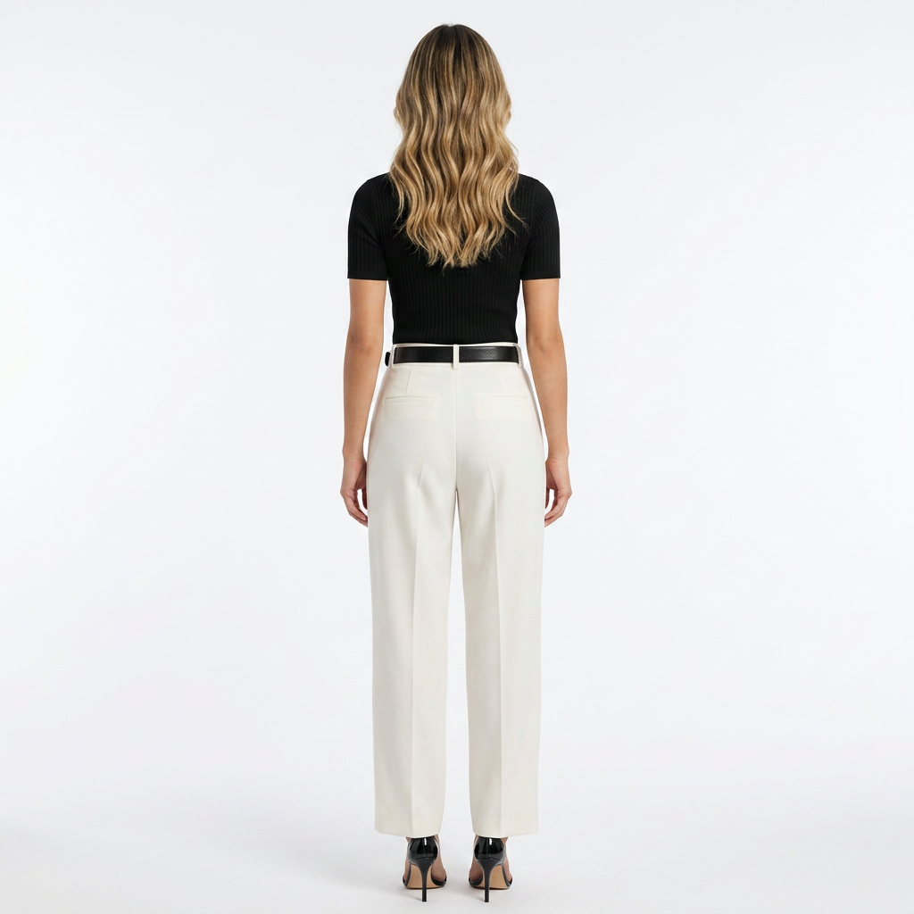 Vittoria | Pantalón palazzo de sastrería con pinzas