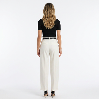 Vittoria | Pantalón palazzo de sastrería con pinzas