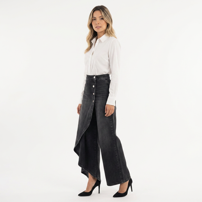 Alessia | Jeans anchos de tiro alto