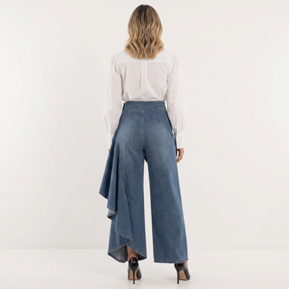 Alessia | Jeans anchos de tiro alto