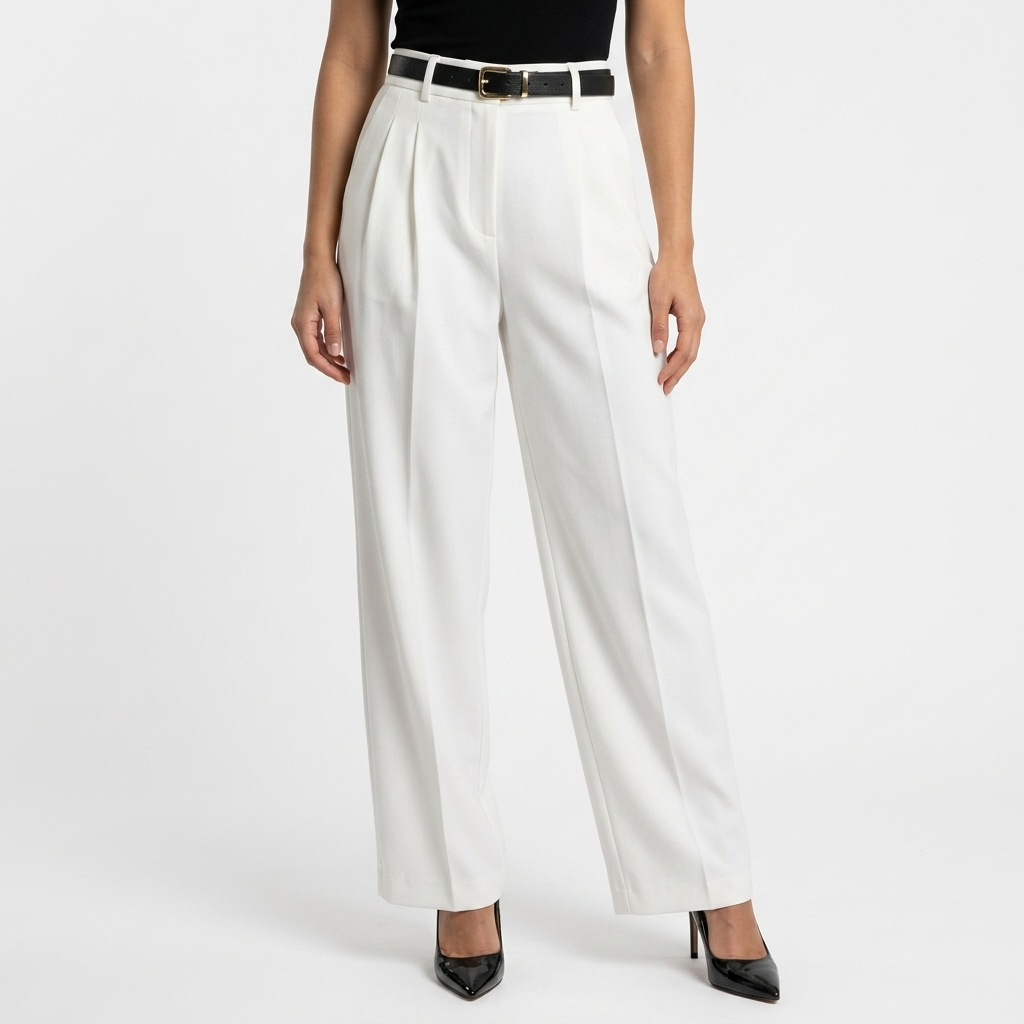 Vittoria | Pantalón palazzo de sastrería con pinzas
