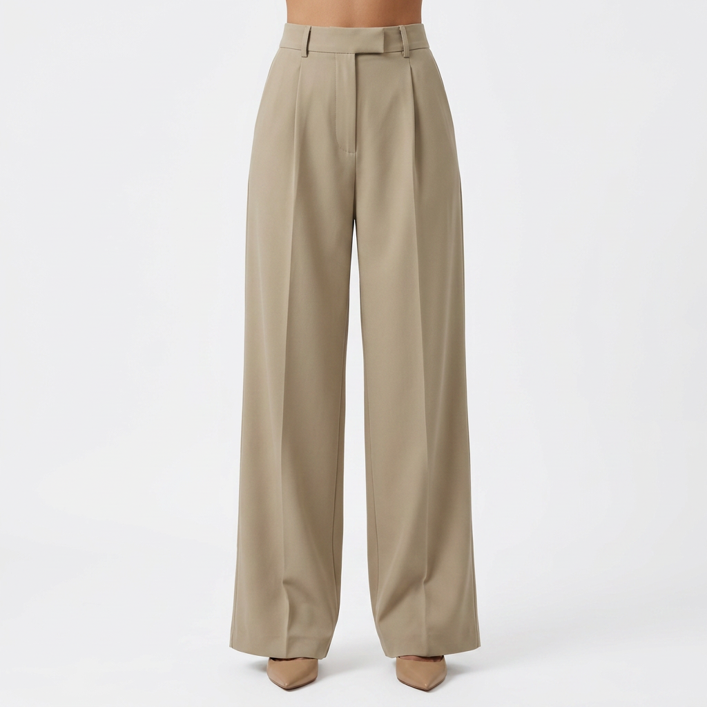 Vittoria | Pantalón palazzo de sastrería con pinzas