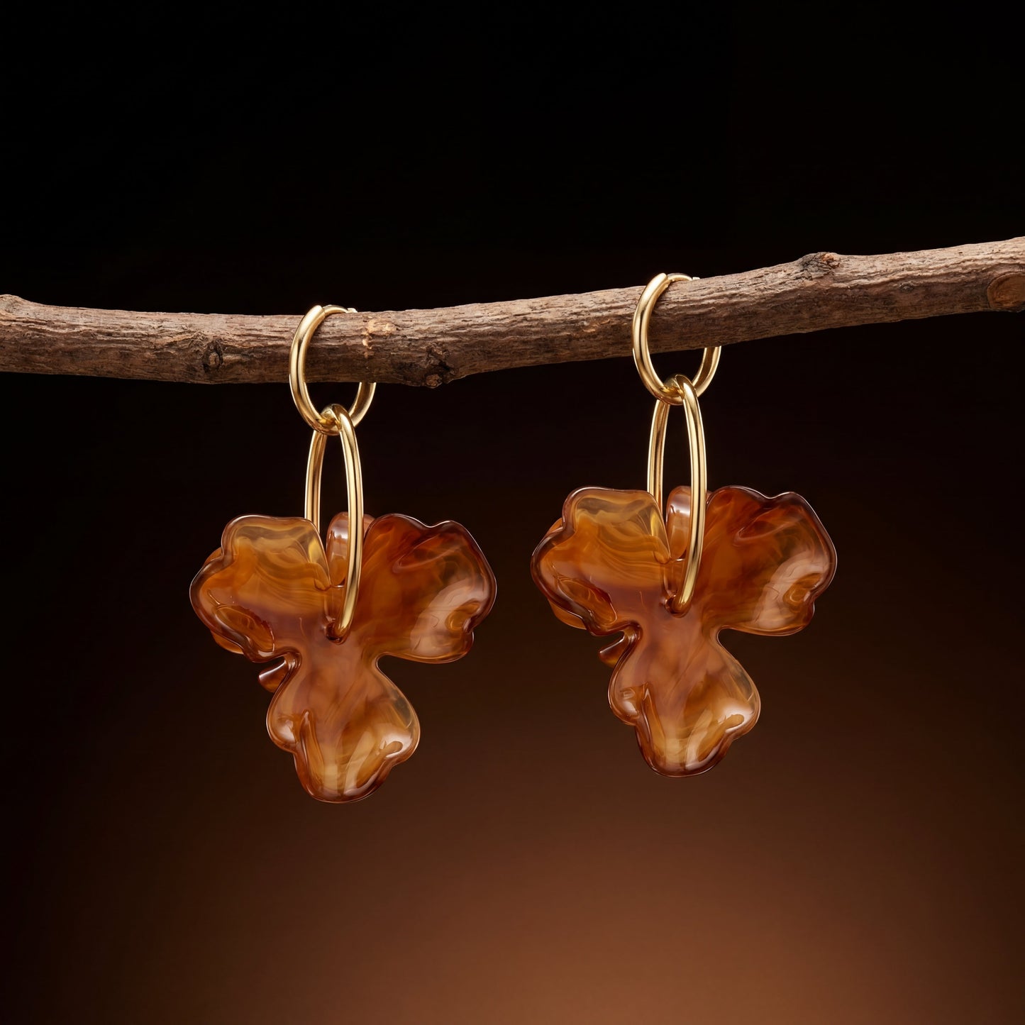 Fiorenza | Pendientes colgantes con flor