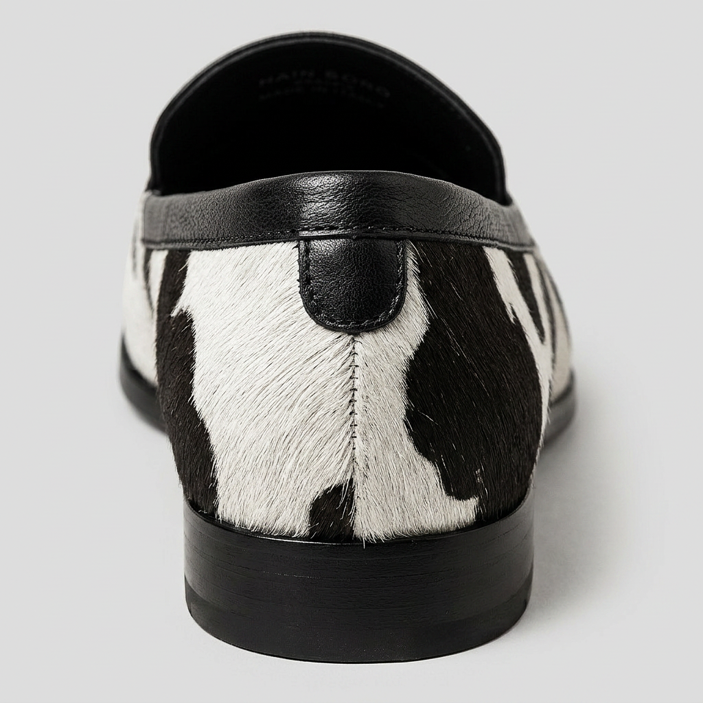 Elio | Mocasines negros de líneas modernas