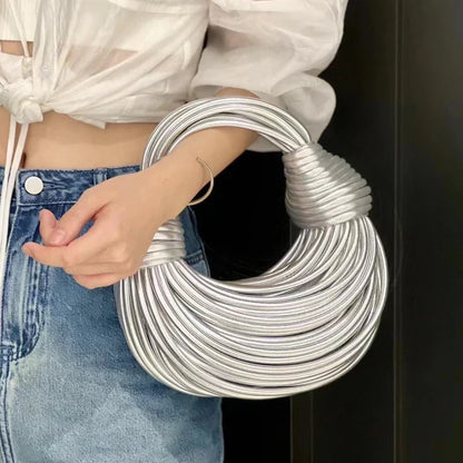 Lucca | Bolso Escultural Metalizado